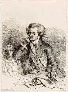Portrait of Vivan Denon With A Statue of Diana of Ephesus