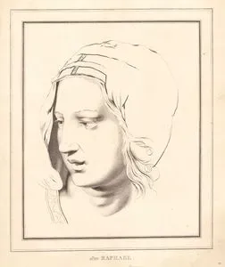 After Raphael-Portrait Of A Woman