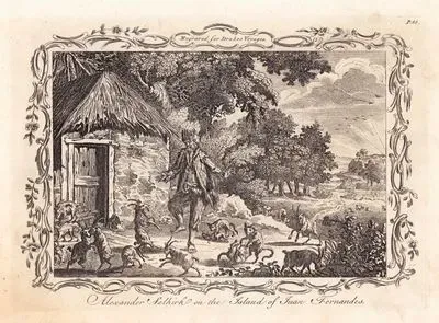 Alexander Selkirk On The island Of Juan Fernandes