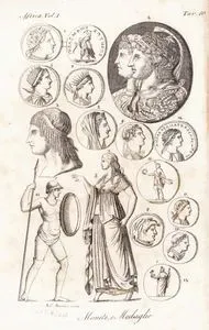Monete E Medaglie, Africa Vol.I. Tav.10. (Coins And Medals From Ancient Egypt, 1.13.Ptolemy Euergetes 2.Berenice Of Egypt 3.5.Arsinoe 4.Ptolemy II Philadelphus 6.Ptolemy V Epiphanes 7.Ptolemy VIII Physcon 8.Ptolemy IX Lathyros 9.Ptolemy XI Alexande 10.Ptolemy XII Auletes...)