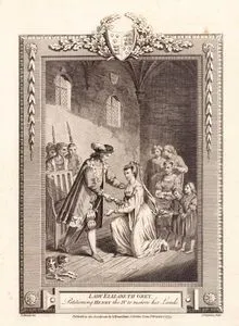Lady Elizabeth Grey Petitioning Henry The IV To The Restore Her Lands