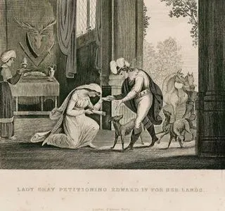Lady Gray Petitioning Edward IV For Her Lands