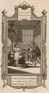 The Dukes Of Suffolk & Norfolk Receiving The Great Seal Of England From Cardinal Wolsey On His Resignation