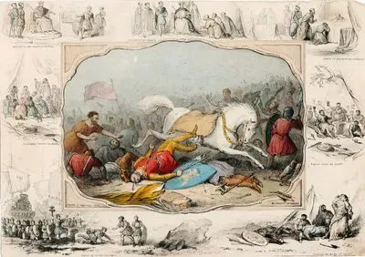 Battle Of Hastings 1066-Death Of Harold-Harold At The Court Of William-Coronation Of Harold-Death Of Edward Confessor-English Before The Battle-Finding The Body Of Harold-Landing Of Normans-Normans Before The Battle