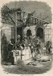 Interior Of An Arab Cafe At Cairo
