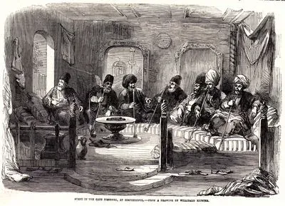 Scene in The Cafe National At Simpheropol
