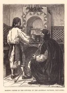 Making Coffee in The Kitchen Of The Algerian Pavilion, Trocadero