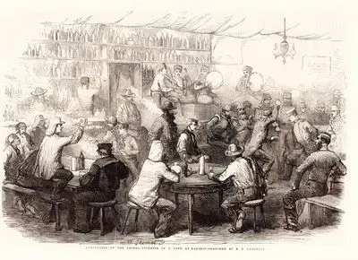 Evacuation Of The Crimea, İnterior Of A Cafe At Kadikoi