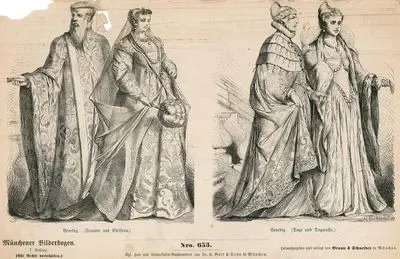 Sixteenth Century ( XVI Jahrhundert) Italy(Italien)- Venetian Senator and Noblewoman (Benedig (Senator und Edelfrau))- Venetian Doge and Dogaressa(Chief Magistrate) (Benedig (Doge und Dogaressa))
