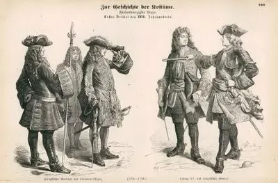 First Third Of of the Eighteenth Century (Erstes Drittel des XVIII Jahrhundert)- French Marshal and Subaltern Officer (1704-1730) (Franzosischer Marschall und Subaltern Offizier, (1704-1730)- Louis XV. and French General (1704-1730) (Ludwig XV und franzosischer General, 1704-1730)