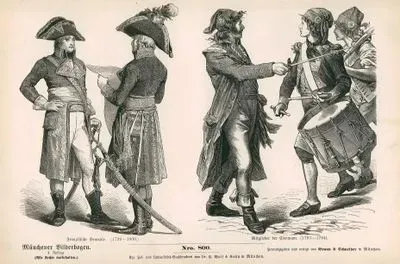 Late Eighteenth Century (Letztes Drittel des XVIII Jahrhunderts)- Generals (1799-1800) (Franzosische Generale, 1799-1800)- Members of the Commune (1793-1794) (Mitglieder der Commune, 1793-1794)