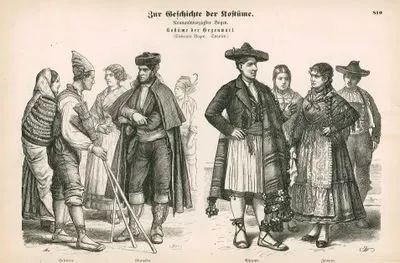 Spanish (Spanien) Folk Dress(19.Century)- Valencia and Granada- Alicante and Zamora