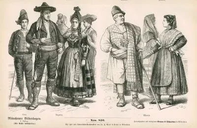 Spanish (Spanien) Folk Dress(19.Century)- Leon and Segovia- Murcia