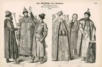 Seventeenth and Eighteenth Centuries (XVII und XVIII Jahrhundert), Russia( Russen)- Boyar (Bojare) and Tsar (Czar)- Boyarina (Bojarin) and Boyars (Bojaren)