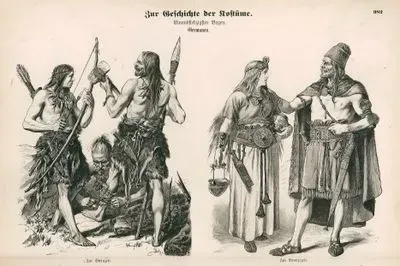 Ancient Germans (Germanen), The Teutonic Tribes- The Stone Age (zur Steinzeit) and The Bronze Age(zur Bronzezeit)