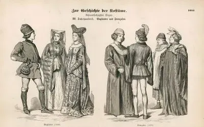 15. Century (XV. Jahrhundert) - England and France ( Englander und Franzosen)- England ( Englander)(1400) and France(Franzosen) (1470)
