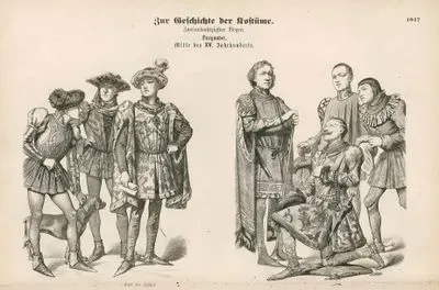 Mid 15.Century (Mitte Des XV. Jahrhunderts), Burgundy(Burgunder)- Charles the Bold (Karl Der Kuhne)- People Of Burgundy