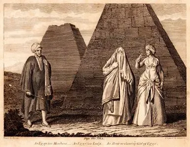 An Egyptian Merchant, an Egyptian Lady, An Almee or Dancing Girl of Egypt