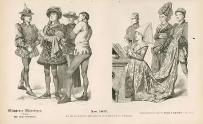Mid 15.Century (Mitte Des XV. Jahrhunderts), People Of Burgundy (Burgunder)