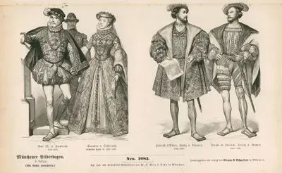16.Century (XVI. Jahrhunderts), France(Frankreich)- Charles IX of France (1550-1574),  Queen of France Elisabeth of Austria (1554–1592)- Henry d'Albret, King of Navarre (1505-1555), Claude de Lorraine Duke of Aumale (1515-1550)