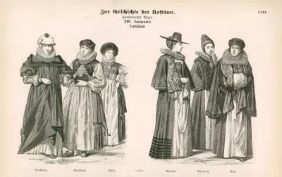 17.Century (XVII. Jahrhundert), Germany(Deutchland)- Strasbourg and Basel (1644)- Munich, Nuremberg and Vienna (1644)