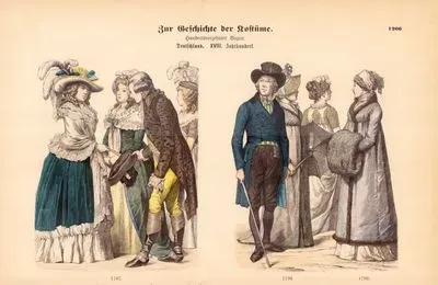End Of 18.Century (Ende des XVIII. Jahrhunderts), Germany (Deutchland)-(1787)-(1798) and (1799)