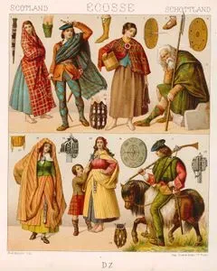 Scottish Costumes (Ecosse)