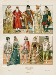 Italian Costumes (1600-1610)