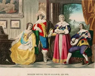 Cavalier Costume, Time Of Charles II. A.D.1670
