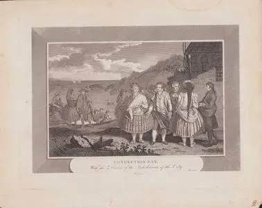 Conception Bay With The Dresses Of The Inhabitants Of The City