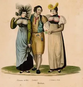 Costume De Fete, laitier, Costume d'ete-Berne