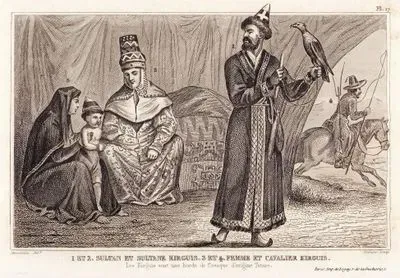 1.Et 2.Sultan Et Sultane Kırguis 3.Et 4.Femme Et Cavalier Kırguis