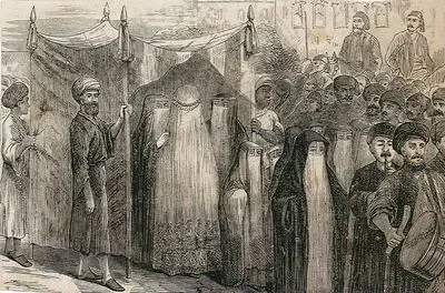 Marriage Customs, Modern Egypt, Procession Of The Bride