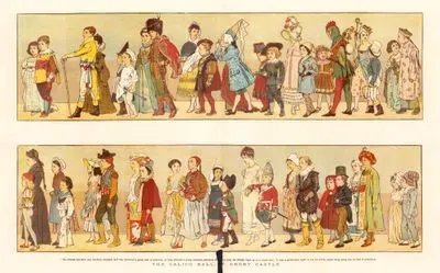The Calico Ball At Broby Castle-The Dresses Had Been Very Carefully Designed And They Attracted A Great Deal Of attention As They afforded A Pretty Complete Panorama Of Costume From The Middle Ages Up To A Recent Date….
