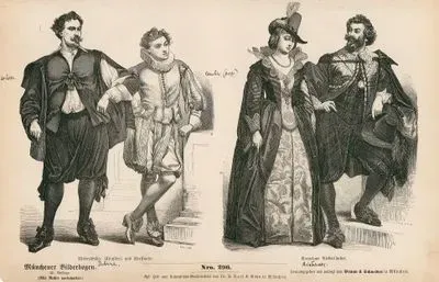 First Third of the Seventeenth Century (1600-1633)(Erstes drittel des XVII. Jahrhunderts)-Dutch Artist and Noble Boy(Page)(Niederlander (Kunstler) und Edelknabe)- Dutch Nobility(Vornehme Niederlander)