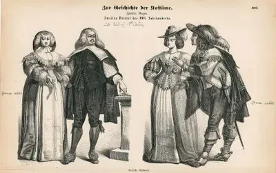Second Third of the Seventeenth Century (1634-1666)(Zweiter Bogen, Zweites Drittel des XVII. Jahrhunderts)-German Nobles (Deutsche Edelleute)