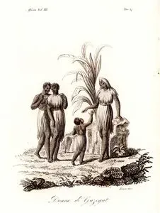 Donne Di Gazegut, Africa Vol.III. Tav.27. (Costume Of Cazegut Women)