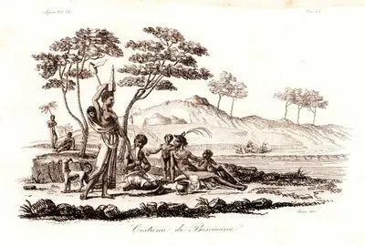 Costumi De Besciuana, Africa Vol.IV. Tav.64. (Costume Of Xhosa People (AmaXhosa))