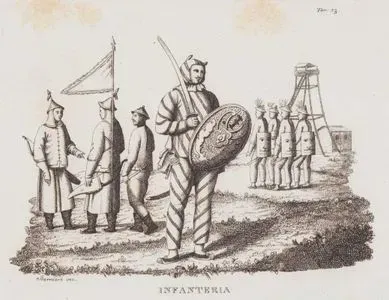 Infanteria, Tav.23 (Chinese And Tartar infantry in The XVIII. Century)