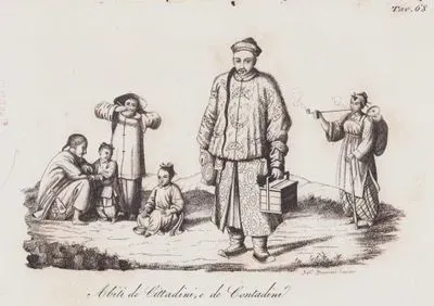 Abiti De Cittadini e de Contadini, Tav.68 (Clothes of Citizens and Peasants in The XVII. Century in India)