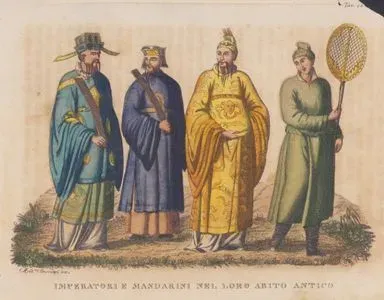 Imperatori E Mandarini Nel Loro Abito Antico, Tav.14 (The Chinese Emperor and Mardarins in Ancient Dress)