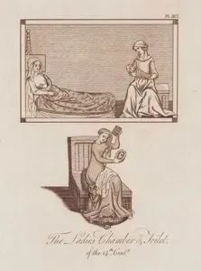 The Ladies of Chamber & Toilet, of The 14th Century, Pl. XCI.