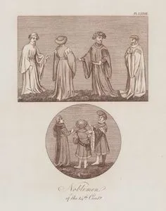 Noblemen of The 14th Century, Pl. LXXVII.
