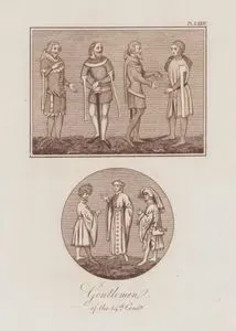 Gentlemen of The 14th Century, Pl. LXXIV.