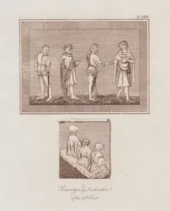 Personages of Distinction of The 14th Century, Pl. LXXV.