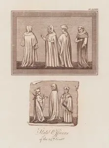 State Officers of The 14th Century, Pl. LXXXI.