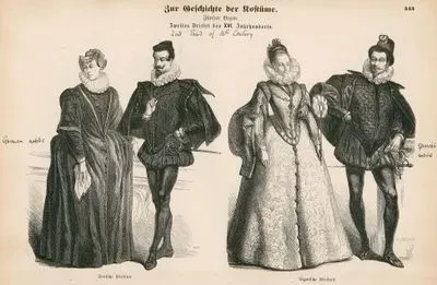 Second Third of the Sixteenth Century (1534-1566) (Zweites Drittel des XVI. Jahrhunderts)-German Nobles (Deutsche Edelleute)- Spanish Nobles (Spanische Edelleute)