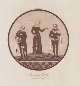 Mourning Habits of The 14th Century, Pl. XCIX.
