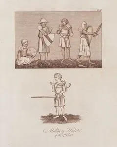Military Habits of The 14th Century, Pl. C.