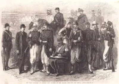 The War, Costumes Of Officers and Soldiers of The Italian Army